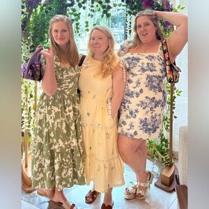 Abercrombie & Fitch Blue Floral Mini Dress